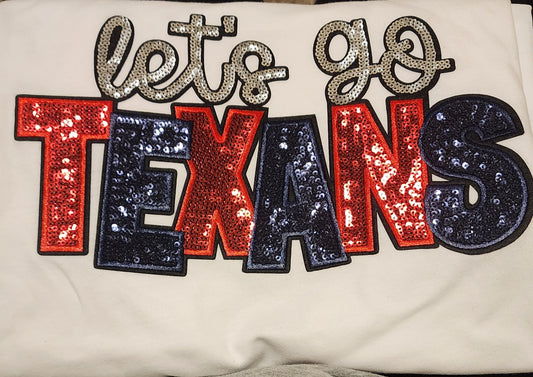 Let's Go Texans Tee