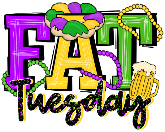 Mardi Gras Tee - Fat Tuesday 3