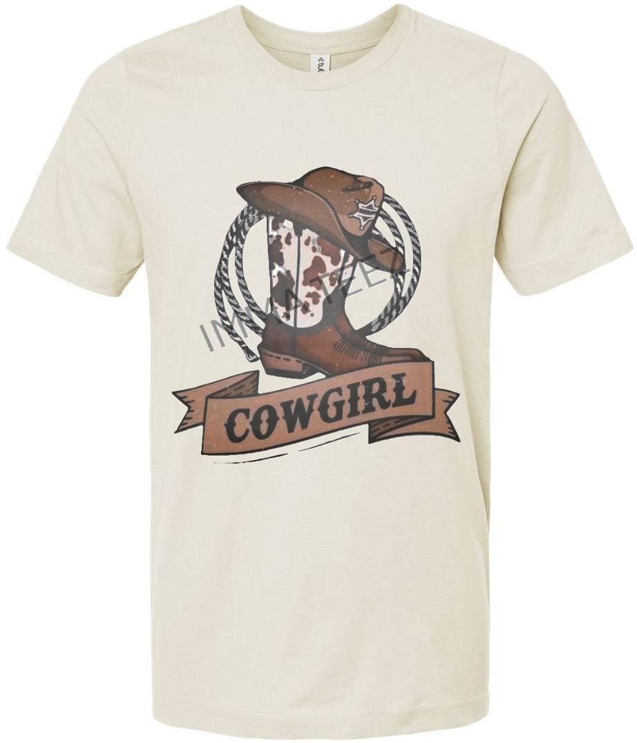 Boots and Hat Cowgirl