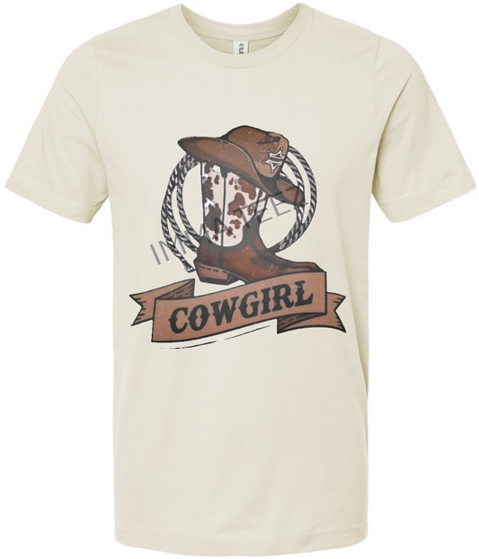 Boots and Hat Cowgirl