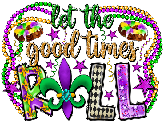 Mardi Gras Tee - Let the Good Times