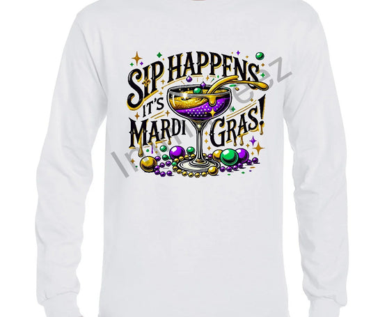 Mardi Gras Sip Happens