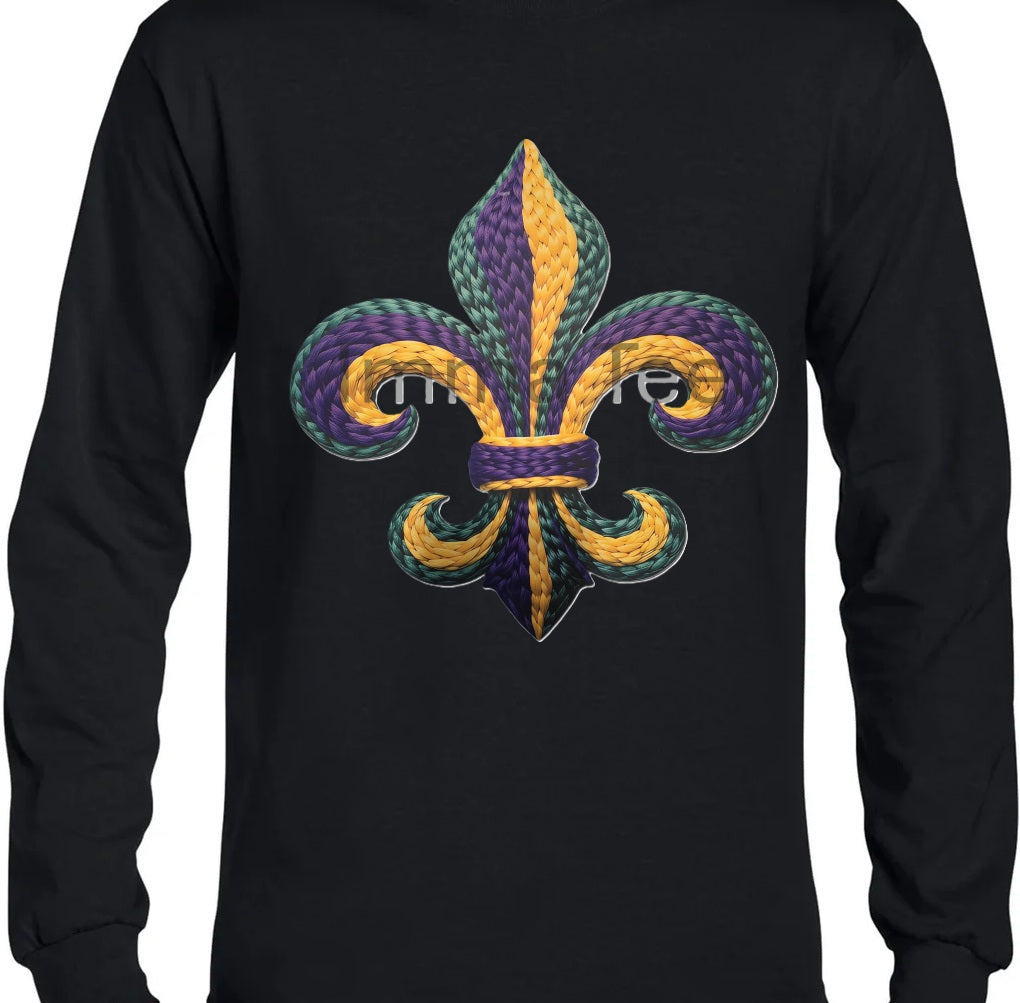 Mardi Gras - Fleur De Lis Yarn
