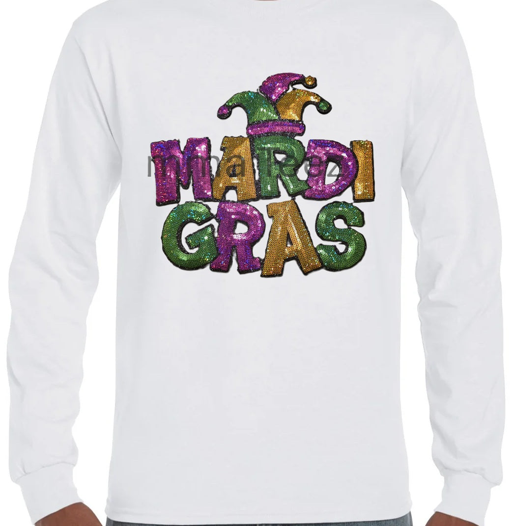 Mardi Gras - Sequin Patch