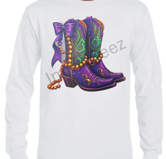 Mardi Gras Boots