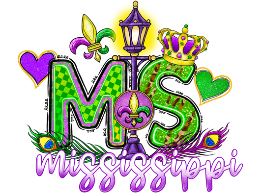 Mardi Gras Tee - MS Mardi Gras