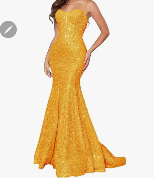 Sequin Formal Gown